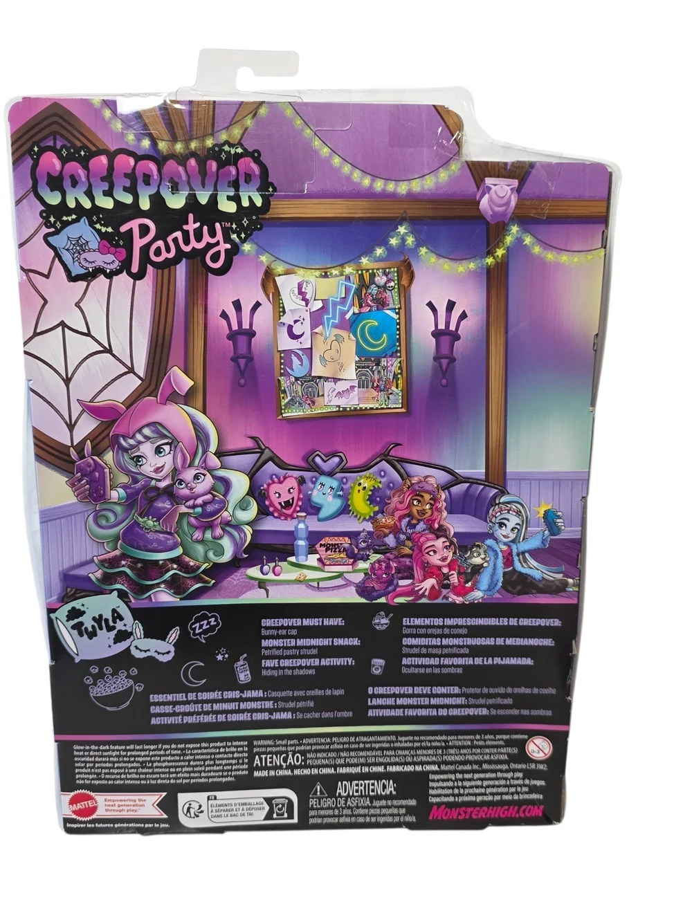NIB Monster High Creepover Twyla Fashion Doll G3